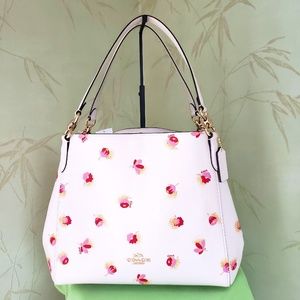 COPY - COACH HALLIE SHOULDER BAG POP FLORAL PRINT:NWT